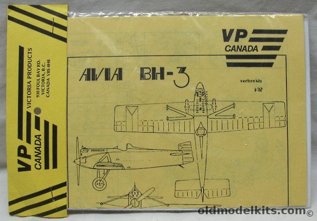 VP 1/72 Avia BH-3 - Bagged plastic model kit